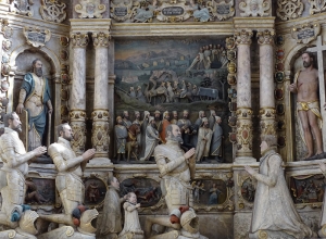 Epitaph in der Moritzkirche mit Darstellung der Herzoglichen Familie