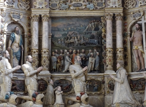 Epitaph in der Moritzkirche mit Darstellung der Herzoglichen Familie